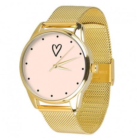 Женские металлические наручные часы ZIZ "Сердечко"