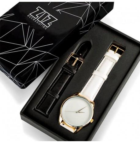 Жіночій наручний годинник ZIZ "Мінімалізм" (золото-білий)