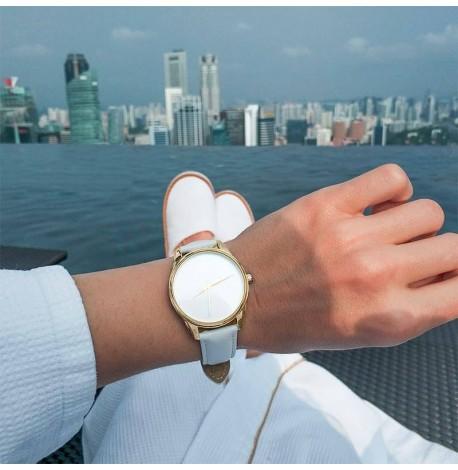 Жіночій наручний годинник ZIZ "Мінімалізм" (золото-білий)
