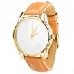 Жіночій наручний годинник ZIZ "Мінімалізм" (золото - світло-коричневий)