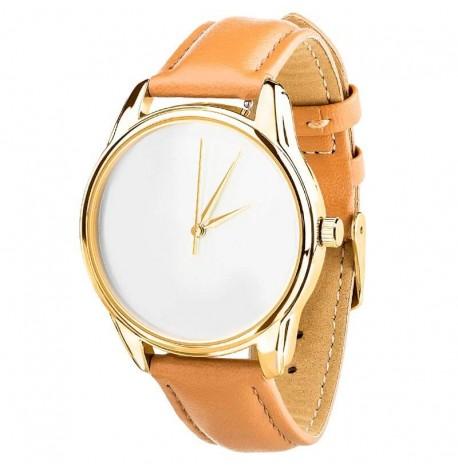 Жіночій наручний годинник ZIZ "Мінімалізм" (золото - світло-коричневий)