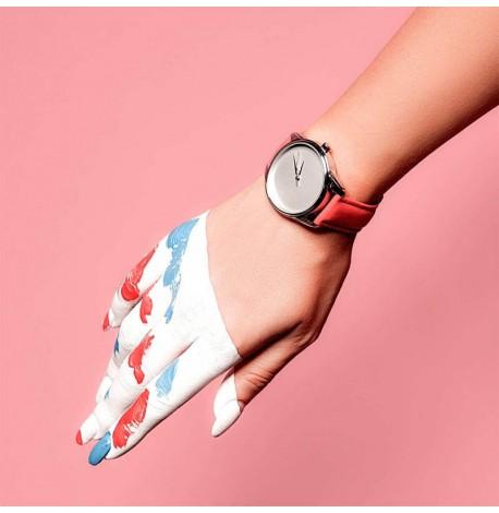 Жіночій наручний годинник ZIZ "Мінімалізм" (кораловий)