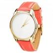 Женские наручные часы ZIZ "Минимализм" (золото-коралловый)