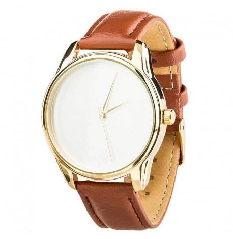 Женские наручные часы ZIZ "Минимализм" (золото-коричневый)