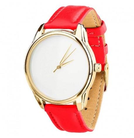 Жіночій наручний годинник ZIZ "Мінімалізм" (золото-червоний)