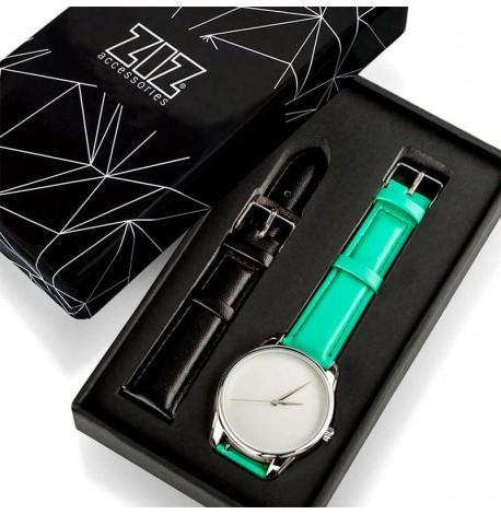 Жіночій наручний годинник ZIZ "Мінімалізм" (м'ятно-бірюзовий)