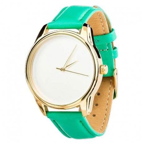 Жіночій наручний годинник ZIZ "Мінімалізм" (золото - м'ятно-бірюзовий)