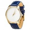 Женские наручные часы ZIZ "Минимализм" (золото-синий)