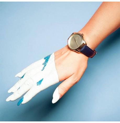 Женские наручные часы ZIZ "Минимализм" (золото-синий)