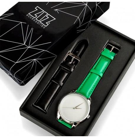 Жіночій наручний годинник ZIZ "Мінімалізм" (зелений)