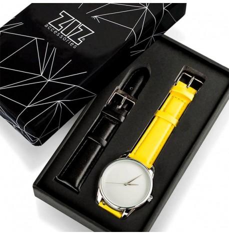 Жіночій наручний годинник ZIZ "Мінімалізм" (жовтий)