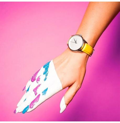 Жіночій наручний годинник ZIZ "Мінімалізм" (жовтий)