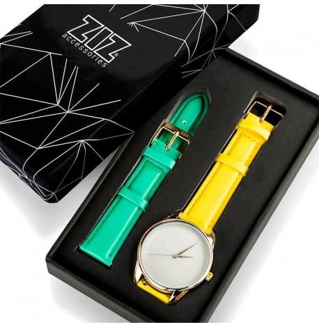 Жіночій наручний годинник ZIZ "Мінімалізм" (золото-жовтий)