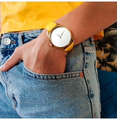 Жіночій наручний годинник ZIZ "Мінімалізм" (золото-жовтий)
