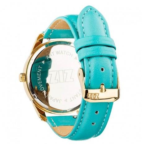 Женские наручные часы ZIZ "Минимализм" (золото-голубой)