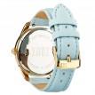 Жіночій наручний годинник ZIZ "Мінімалізм" (золото - світло-блакитний)