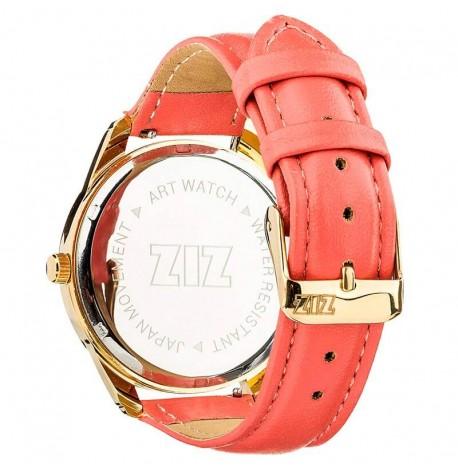 Женские наручные часы ZIZ "Минимализм" (золото-коралловый)