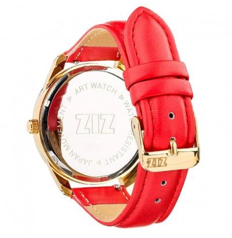 Жіночій наручний годинник ZIZ "Мінімалізм" (золото-червоний)