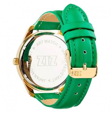 Женские наручные часы ZIZ "Минимализм" (золото-зеленый)