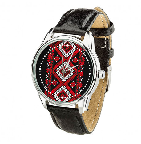 Женские наручные часы ZIZ "Вышиванка" (черный)