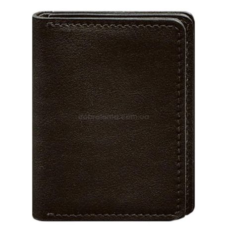 Кожаная обложка для прав или id-паспорта 2.0 (темно-коричневая)
