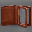Шкіряна обкладинка для прав або id-паспорта 2.0 (світло-коричнева)