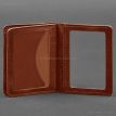 Шкіряна обкладинка для прав або id-паспорта 2.0 (світло-коричнева)