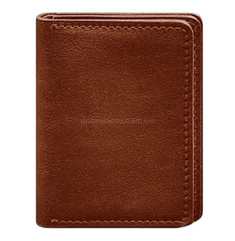 Шкіряна обкладинка для прав або id-паспорта 2.0 (світло-коричнева)