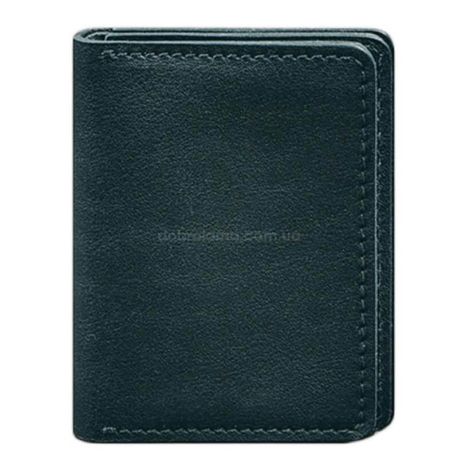 Кожаная обложка для прав или id-паспорта 2.0 (зеленая)