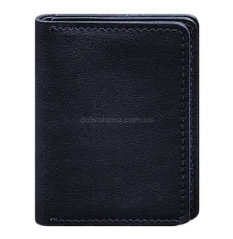 Шкіряна обкладинка для прав або id-паспорта 2.0 (темно-синя)