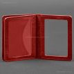 Шкіряна обкладинка для прав або id-паспорта 2.0 (червона)