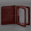 Шкіряна обкладинка для прав або id-паспорта 2.0 (бордова)