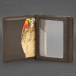 Шкіряна обкладинка для прав, id-паспорта та карток 2.1 (темно-бежева)