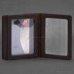 Кожаная обложка для прав, id-паспорта и карточек 2.1 (темно-коричневая)