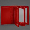 Шкіряна обкладинка для прав, id-паспорта та карток 2.1 (червона)