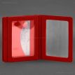 Шкіряна обкладинка для прав, id-паспорта та карток 2.1 (червона)