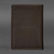 Шкіряна обкладинка для прав або id-паспорта 2.2 (темно-коричнева)
