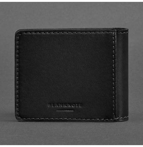 Кожаная обложка для удостоверения с гербом Украины (черная) кожа Krast