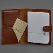 Обкладинка для паспорта зі шкіри 3.0 (світло-коричнева)