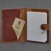Обложка для паспорта из кожи 3.0 Инди (светло-коричневая)