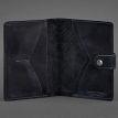 Обкладинка для паспорта зі шкіри 3.0 Інді (темно-синя)