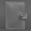 Обложка для паспорта из кожи 3.0 (серая)