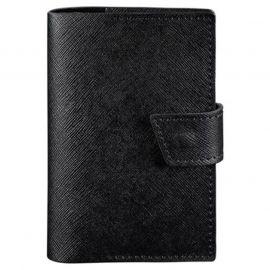 Обкладинка для паспорта зі шкіри 4.0 Blackwood  (чорна)