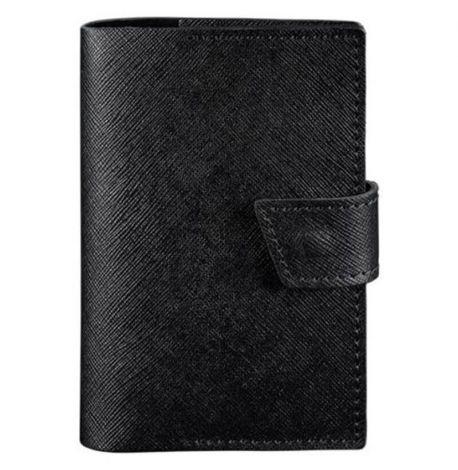 Обложка для паспорта из кожи 4.0 Blackwood (черная)