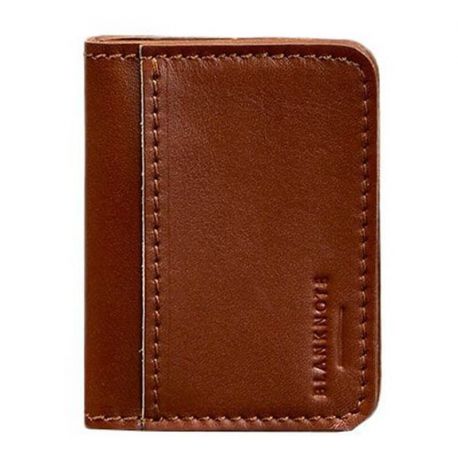 Шкіряна обкладинка для прав або id-паспорта 4.1 з гербом України (світло-коричнева)