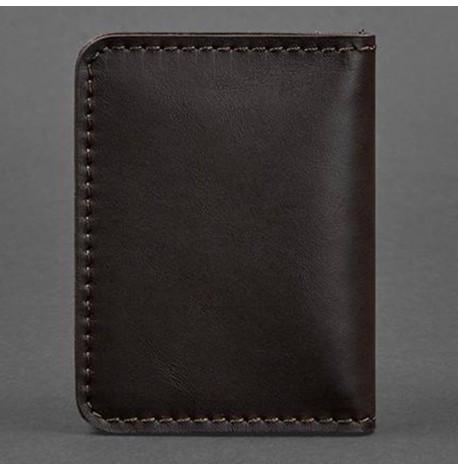 Кожаная обложка для прав или id-паспорта 4.0 (коричневая)