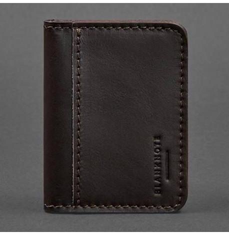 Кожаная обложка для прав или id-паспорта 4.0 (коричневая)