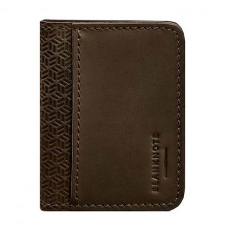 Шкіряна обкладинка для прав або id-паспорта 4.0 (карбон темно-коричнева)