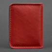 Шкіряна обкладинка для прав або id-паспорта 4.0 (червона)