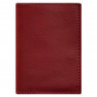 Обкладинка для паспорта зі шкіри 1.2 (червона) шкіра Krast